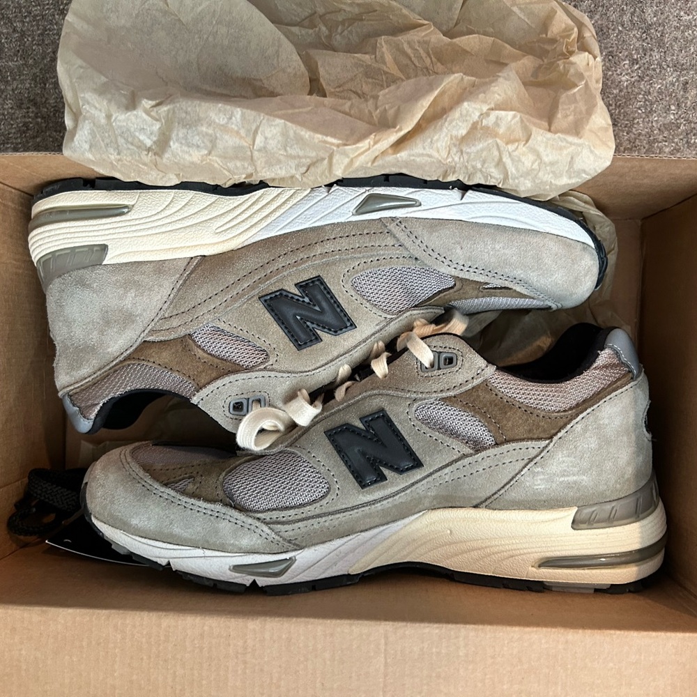New Balance 991 JJJJound Grey Olive MiUK 8M